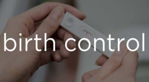 pregnancy test with phrase "birth control"