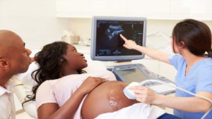 couple getting an ultrasound